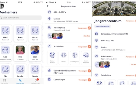 screenshots van StreetSmart App